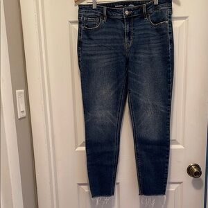 Old Navy Blue Ankle Cropped Jeans
